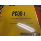 New Komatsu PC09-1 Hydraulic Excavator Operation &amp; Maintenance Manual