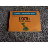 Komatsu D57S-1 Dozer Shovel D57S-8188- Owner Owner&#039;s Operation Manual