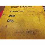 Komatsu D60 D65 Dozer Repair Shop Manual